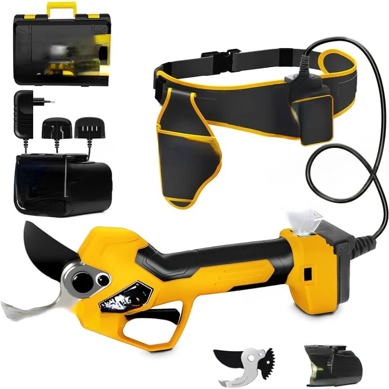 1.77''Cutting Diameter Cordless Electric Pruners Shears Battery Powered(Yellow)
1.77''Cutting Diameter Cordless Electric Pruners Shears Battery Powered(Yellow)