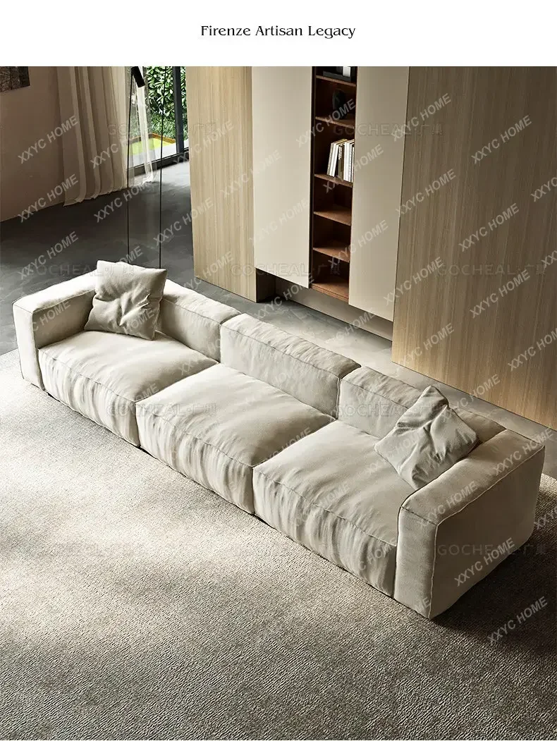 Sansan Linen Fabric Sofa Tofu BlockLiving Room Straight Row Cotton and Linen Sofa
Sansan Linen Fabric Sofa Tofu BlockLiving Room Straight Row Cotton and Linen Sofa