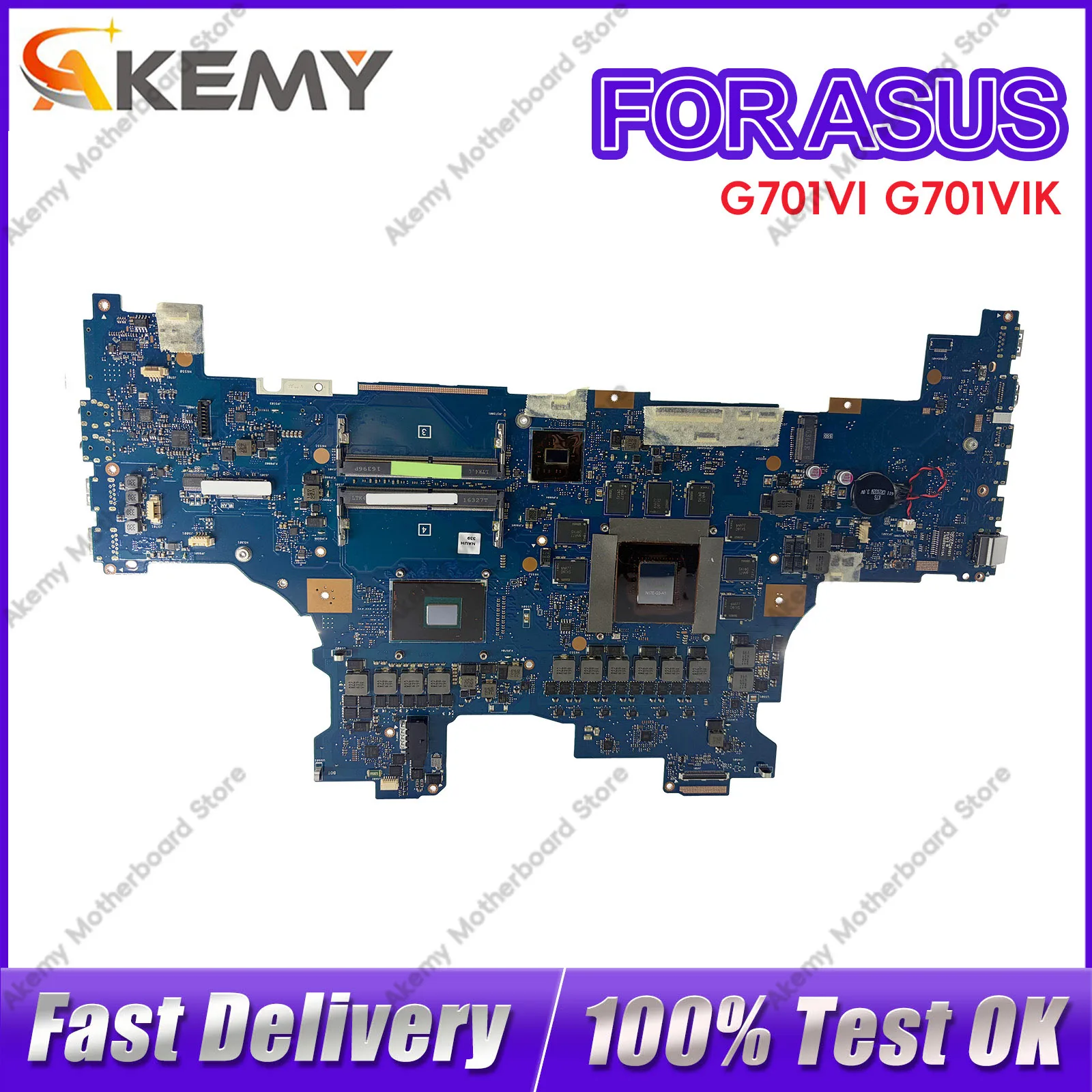 G701VI Laptop Motherboard For ASUS ROG G701VI G701VIK G701V Notebook Mainboard With I5 I7 CPU 100% tests OK fast shipping stk
G701VI Laptop Motherboard For ASUS ROG G701VI G701VIK G701V Notebook Mainboard With I5 I7 CPU 100% tests OK fast shipping stk