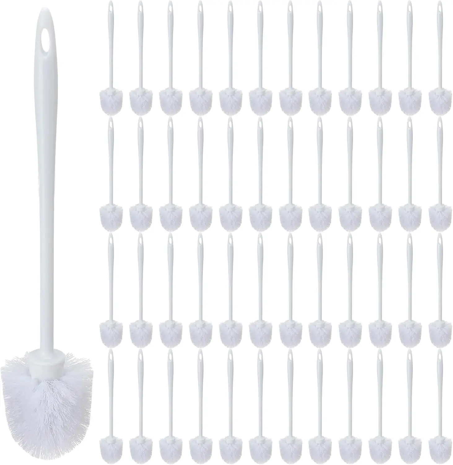 50 Pcs 14.2 Inch Toilet Brush Heavy Duty Commercial Toilet Bowl Cleaning Scrubber Long Handle Bathroom Supplies
50 Pcs 14.2 Inch Toilet Brush Heavy Duty Commercial Toilet Bowl Cleaning Scrubber Long Handle Bathroom Supplies