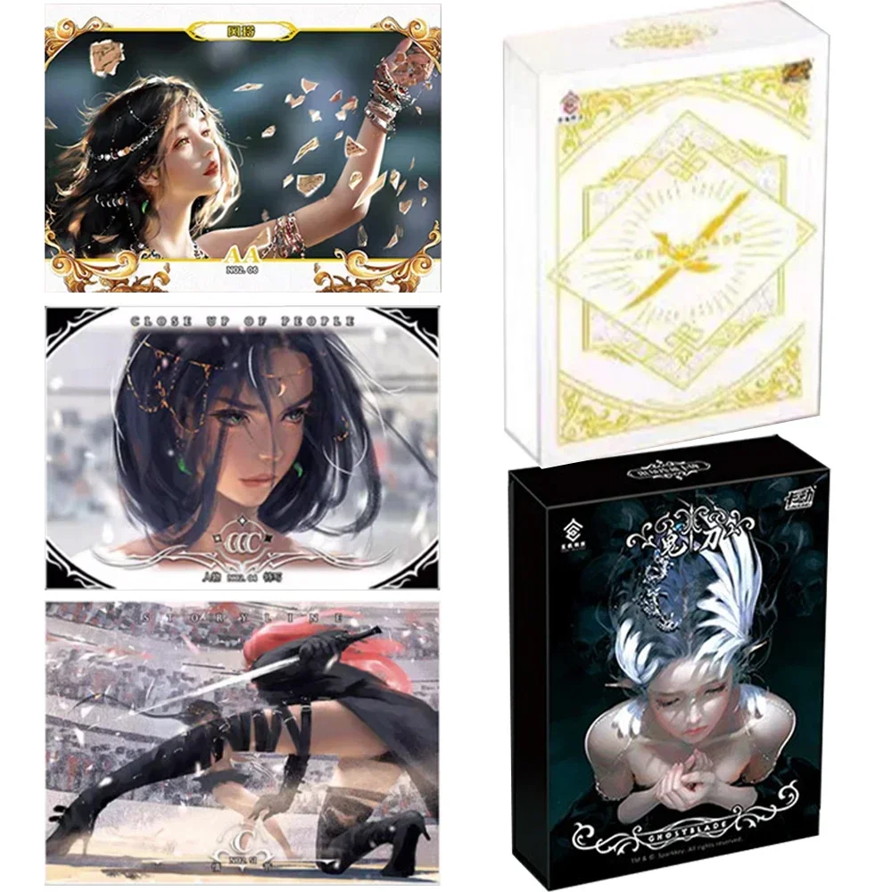 Ghost Blade Card Luxury Collection Collection Cards MAX Sister Twins Gold and Silver Cards Hand-painted Comic Art Card
Ghost Blade Card Luxury Collection Collection Cards MAX Sister Twins Gold and Silver Cards Hand-painted Comic Art Card