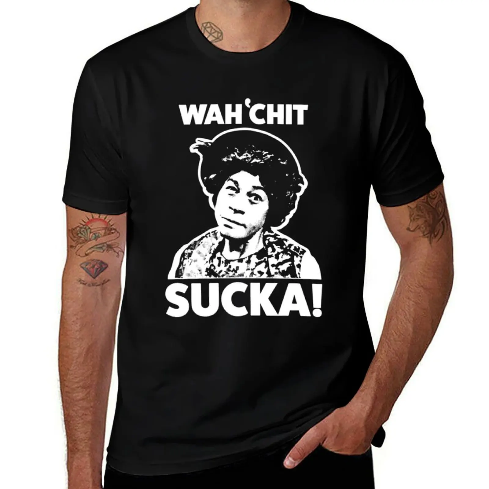 Wah'chit-Sucka!---Aunt-Esther---Sanford-Son T-Shirt essential t shirt cotton tshirt 100% T-shirt
Wah'chit-Sucka!---Aunt-Esther---Sanford-Son T-Shirt essential t shirt cotton tshirt 100% T-shirt