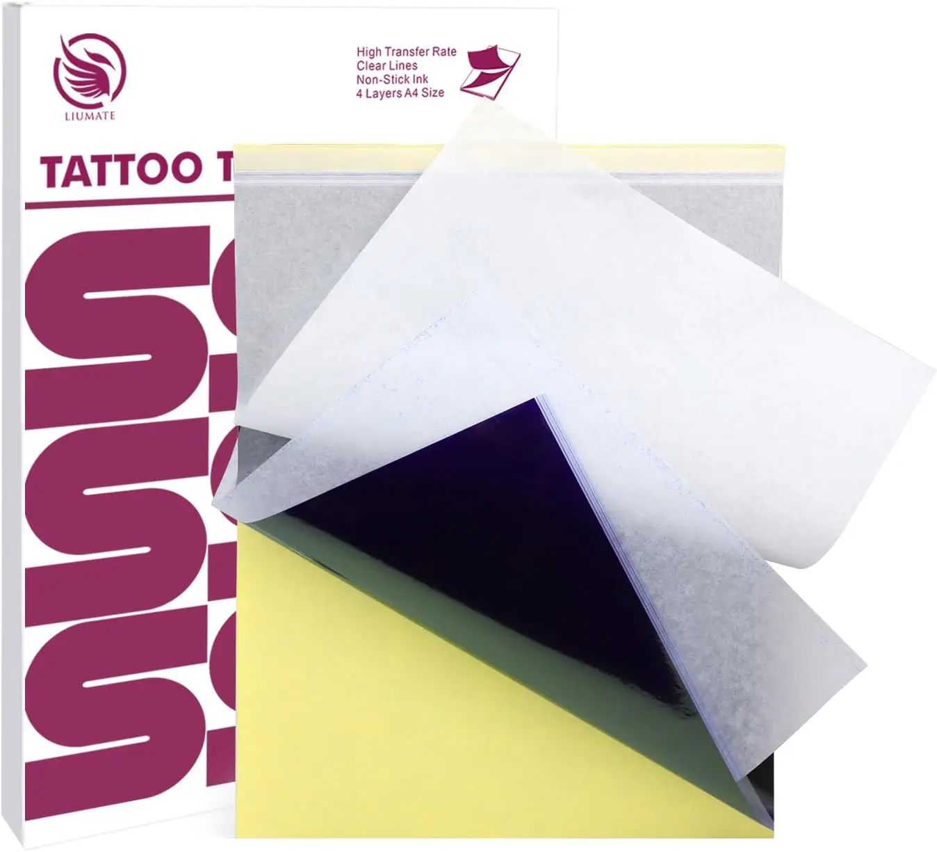 Tattoo Stencil Paper 100 Sheets A4 Size 4 Layer Thermal Transfer Paper for Tattooing with Pencil or Copier
Tattoo Stencil Paper 100 Sheets A4 Size 4 Layer Thermal Transfer Paper for Tattooing with Pencil or Copier