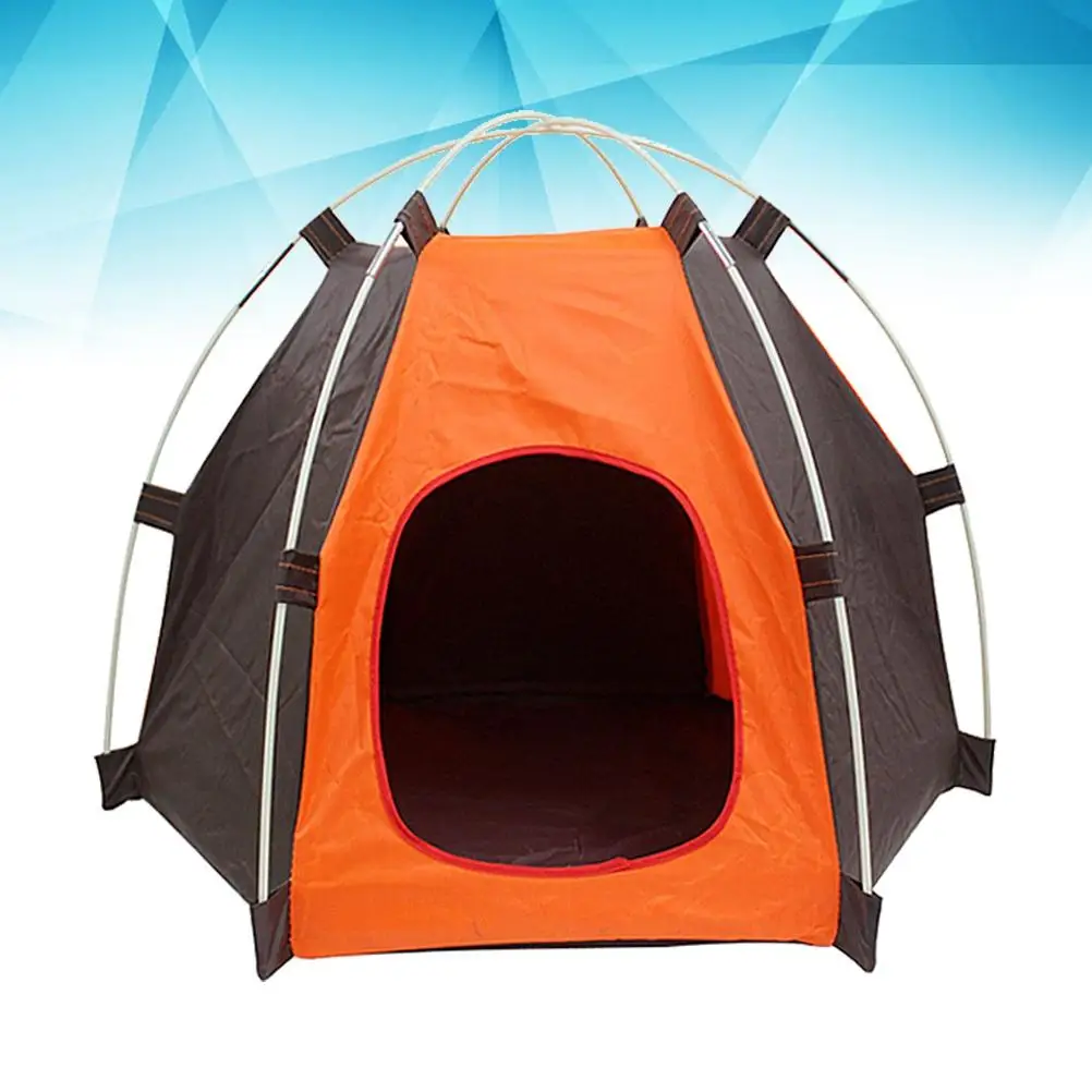 Pet Tent for Small Medium Dogs Cats Foldable Oxford Cloth Waterproof Easy Clean Indoor Outdoor Dog Camping Bed Orange
Pet Tent for Small Medium Dogs Cats Foldable Oxford Cloth Waterproof Easy Clean Indoor Outdoor Dog Camping Bed Orange