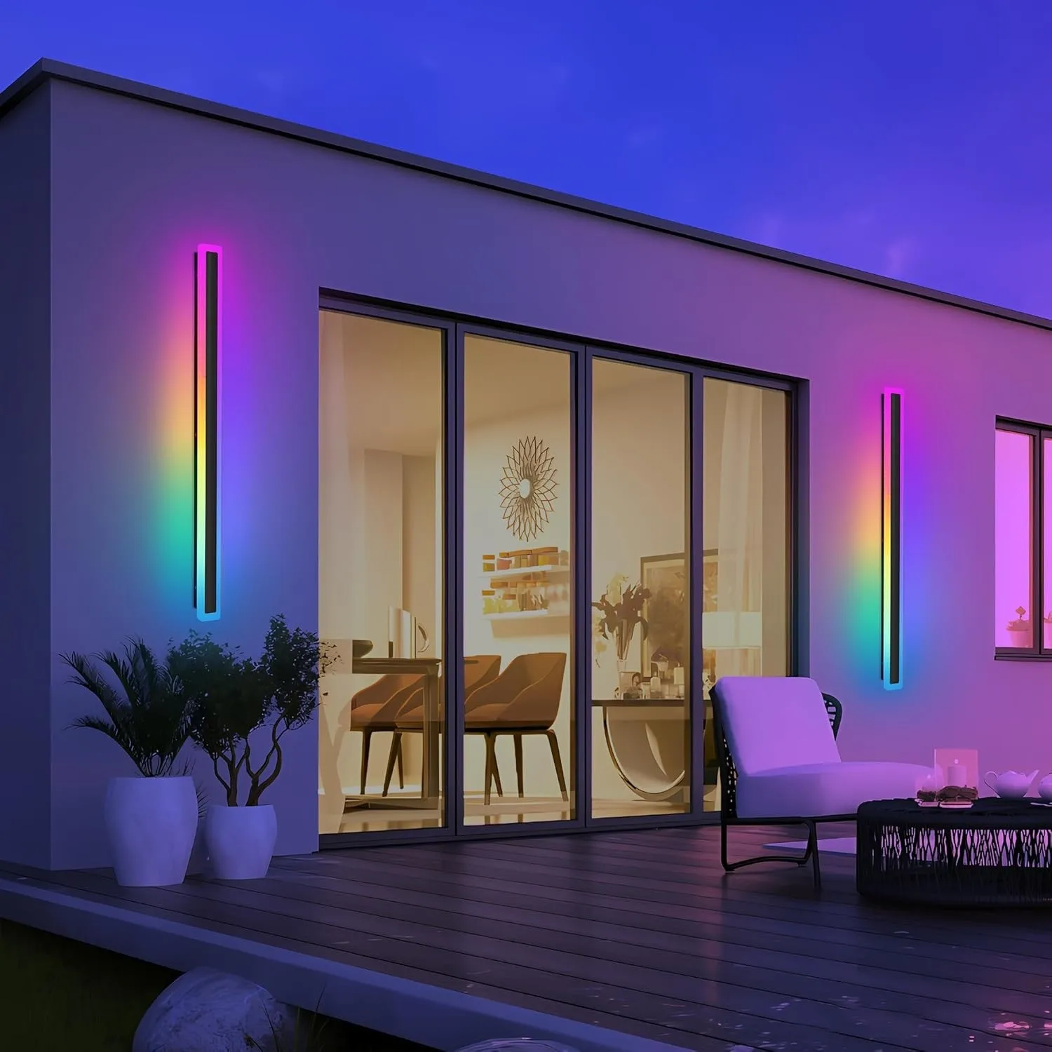 Modern RGBW Outdoor Wall Light Waterproof Villa Porch Garden Patio Exterior Rainproof Lamp for Garage Door
Modern RGBW Outdoor Wall Light Waterproof Villa Porch Garden Patio Exterior Rainproof Lamp for Garage Door