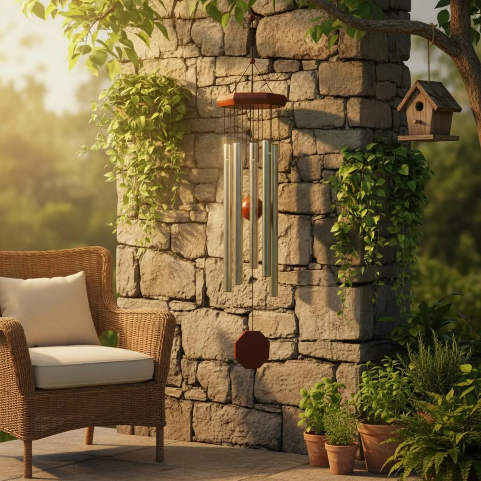 Metal Wind Chime Rotating Metal Tube Chime Hanging Wind Bell Tuned Tubes Hanging Bell Premium Look for Patio, Balcony
Metal Wind Chime Rotating Metal Tube Chime Hanging Wind Bell Tuned Tubes Hanging Bell Premium Look for Patio, Balcony