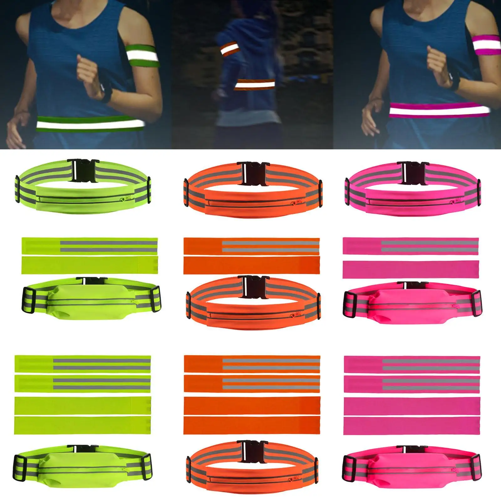 Reflective Running Belt Safety Strap, Runners Belt Bag, Running Waist Pack, Reflective Running Gear for Night Walking Jogging
Reflective Running Belt Safety Strap, Runners Belt Bag, Running Waist Pack, Reflective Running Gear for Night Walking Jogging