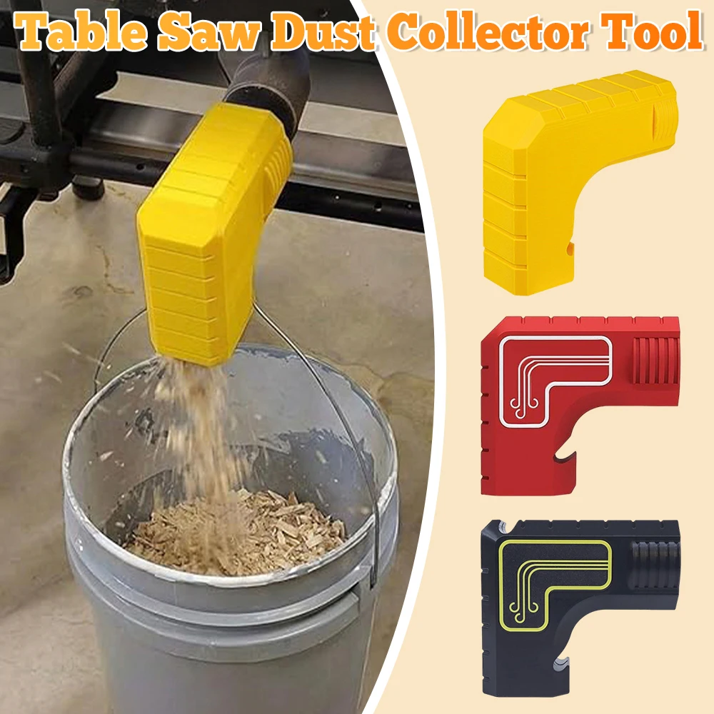 Table Saw Dust Collector Tool-Free Installation Dust Port Adapter with Bucket Hanging Design Universal Fit for Most Dust Ports
Table Saw Dust Collector Tool-Free Installation Dust Port Adapter with Bucket Hanging Design Universal Fit for Most Dust Ports