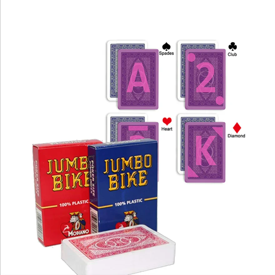 Карты Modiano Juice Jumbo Bike с инфракрасной маркировкой для инфракрасных солнцезащитных очков и инфракрасных контактных линз (только карты)
Карты Modiano Juice Jumbo Bike с инфракрасной маркировкой для инфракрасных солнцезащитных очков и инфракрасных контактных линз (только карты)