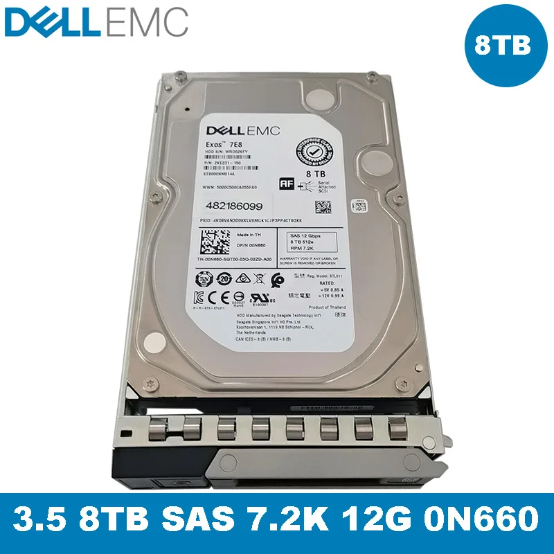 Новый серверный жесткий диск Dell Exos 0N660 C5HD0 8 ТБ 7,2 K SAS 12G 512e 3,5 00N660 0C5HD0
Новый серверный жесткий диск Dell Exos 0N660 C5HD0 8 ТБ 7,2 K SAS 12G 512e 3,5 00N660 0C5HD0