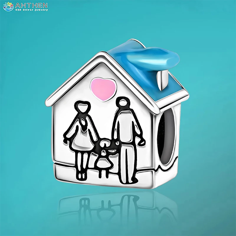 Ahthen 925 Sterling Silver Beads A family of three Dangle Charm fit Snake Chain Bracelets Necklaces for Women Jewelry Making
Ahthen 925 Sterling Silver Beads A family of three Dangle Charm fit Snake Chain Bracelets Necklaces for Women Jewelry Making