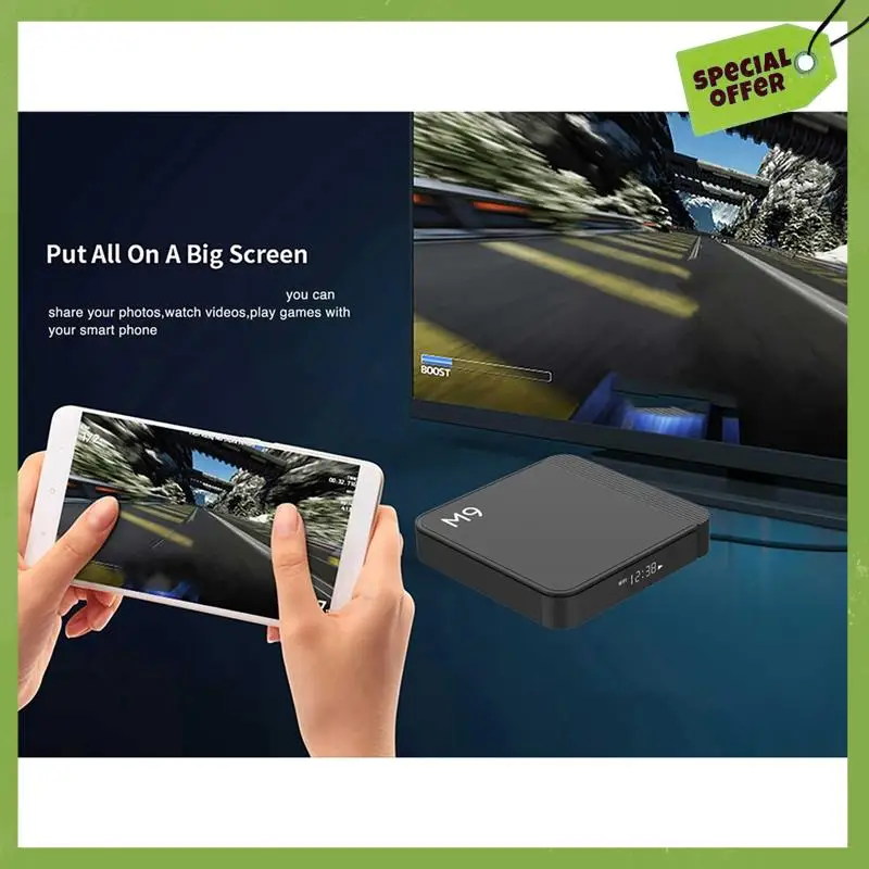 Leading-Android 11.0 Smart TV Box M9 S905Y4 Quad Core 4GB 16/32GB Dual Wifi BT5.0 4K HDR AV1 Google Voice Media Player
Leading-Android 11.0 Smart TV Box M9 S905Y4 Quad Core 4GB 16/32GB Dual Wifi BT5.0 4K HDR AV1 Google Voice Media Player