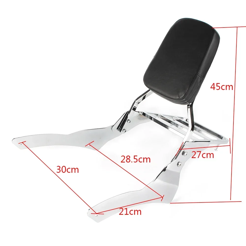 Motorcycle Backrest Sissy Bar with Luggage Rack For Yamaha Vstar Dragstar 400 650 Classic 1998-2020 2021 2022
Motorcycle Backrest Sissy Bar with Luggage Rack For Yamaha Vstar Dragstar 400 650 Classic 1998-2020 2021 2022