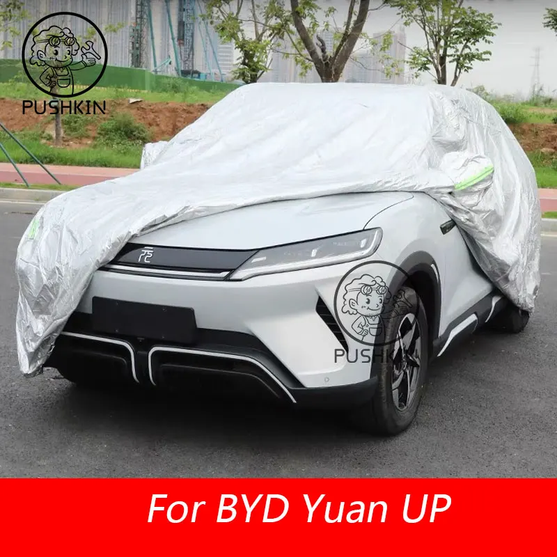 Car Cover For BYD Yuan UP Yuan Pro 2026 2025 2027 Outdoor Sun Shade Anti-UV Rain Snow Fog Resistant Cover Dust Proof
Car Cover For BYD Yuan UP Yuan Pro 2026 2025 2027 Outdoor Sun Shade Anti-UV Rain Snow Fog Resistant Cover Dust Proof