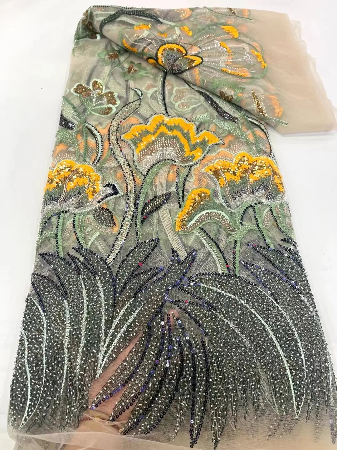 For Sewing Luxury Midi Party Dresses French Tulle Mesh Lace Newest Design African Nigerian Embroidered Lace Fabric
For Sewing Luxury Midi Party Dresses French Tulle Mesh Lace Newest Design African Nigerian Embroidered Lace Fabric