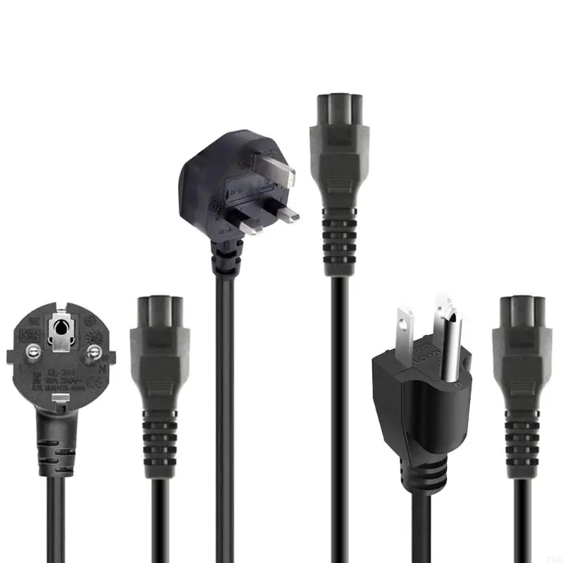 Power Cable Cord with 3Pin Prong Cloverleaf Connectior for Laptop Notebook Scanner Printer Power Supply 1.2m 4ft
Power Cable Cord with 3Pin Prong Cloverleaf Connectior for Laptop Notebook Scanner Printer Power Supply 1.2m 4ft