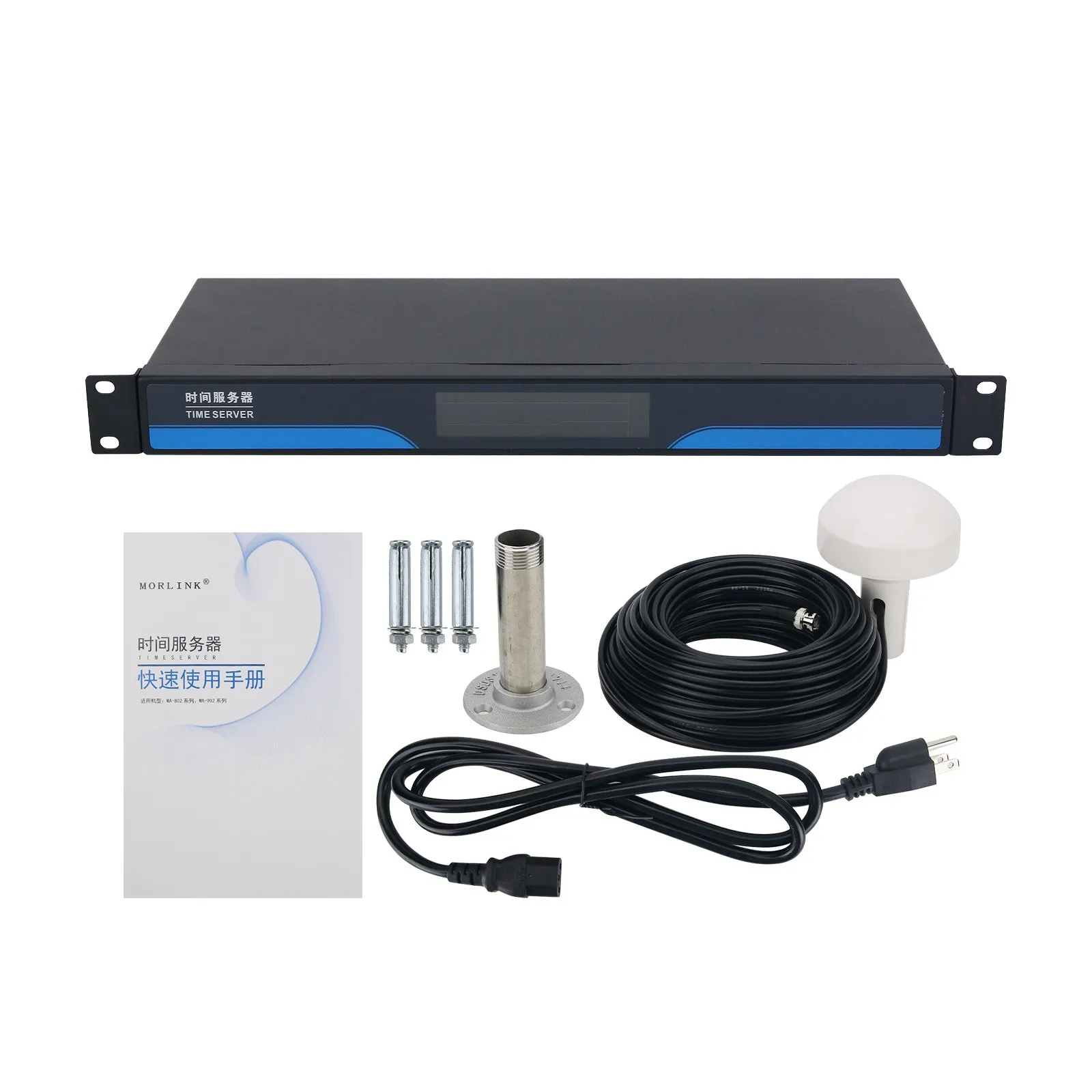 Network Time Server for Beidou Dual Module GPS PTP Clock NTP Server IEEE1588 (30m Antenna + 9 Network Port)
Network Time Server for Beidou Dual Module GPS PTP Clock NTP Server IEEE1588 (30m Antenna + 9 Network Port)