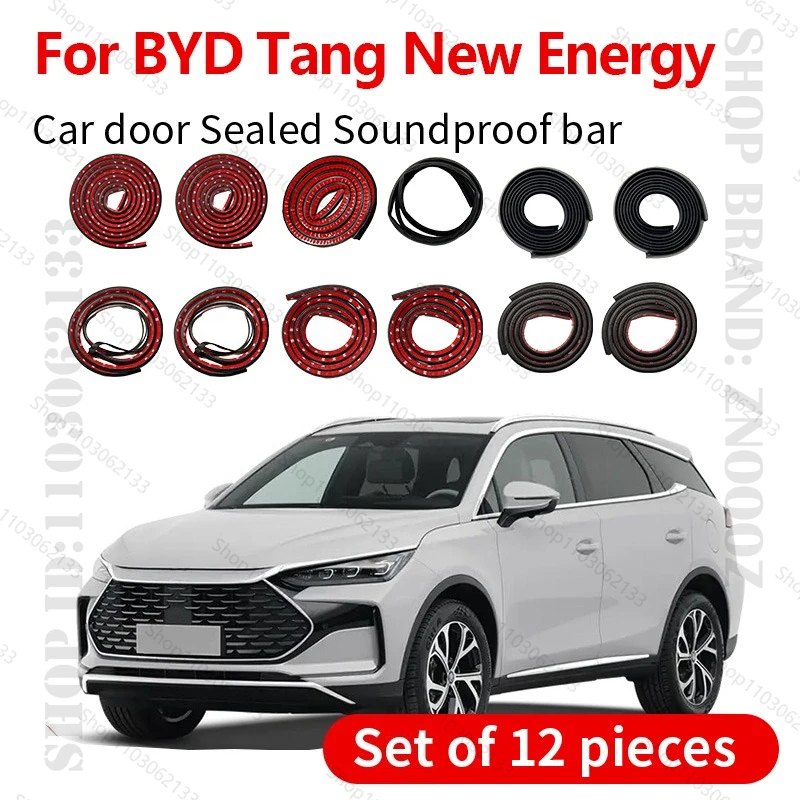 For BYD Tang New Energy Car Door Seal Strip Rubber Double Layer Sealing Protector Soundproof Seal Dustproof Seal Strip 12PCS
For BYD Tang New Energy Car Door Seal Strip Rubber Double Layer Sealing Protector Soundproof Seal Dustproof Seal Strip 12PCS