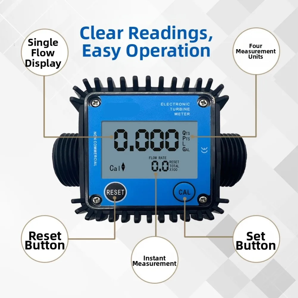 Четырехточечный расходомер с внешней резьбой, подходит для дисплея дизельного топлива, электронного турбинного расходомера воды
Четырехточечный расходомер с внешней резьбой, подходит для дисплея дизельного топлива, электронного турбинного расходомера воды