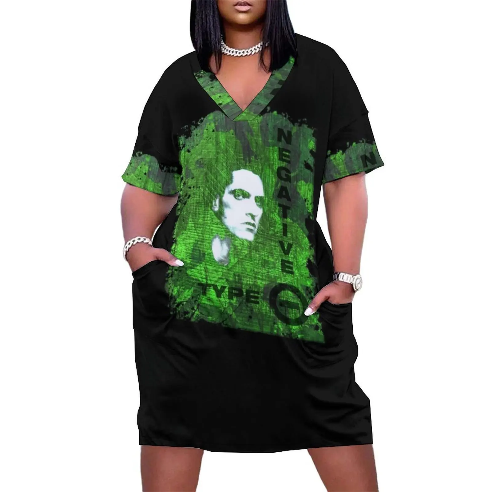 Type O Negative - Peter Steele - (Creepy Green) Light Version. Loose Pocket Dress Prom gown Party dresses
Type O Negative - Peter Steele - (Creepy Green) Light Version. Loose Pocket Dress Prom gown Party dresses