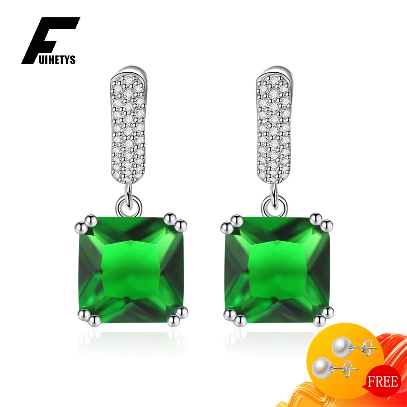 FUIHETYS Fashion Earrings 925 Silver Jewelry Accessories with Zircon Gemstone Drop Earring for Women Wedding Party Bridal Gift
FUIHETYS Fashion Earrings 925 Silver Jewelry Accessories with Zircon Gemstone Drop Earring for Women Wedding Party Bridal Gift