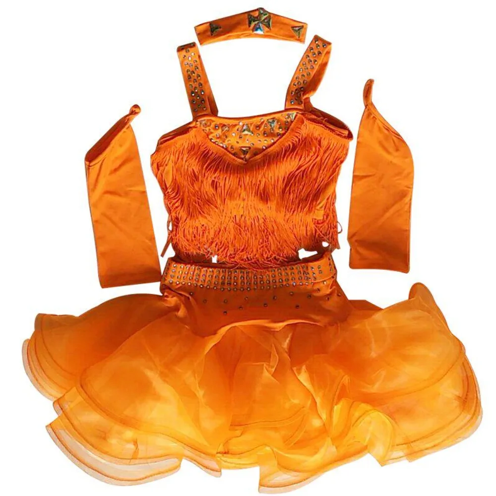 2026 Children's girl Latin dance ballroom tutu frills modern dance professional competition performance costume Social dance
2026 Children's girl Latin dance ballroom tutu frills modern dance professional competition performance costume Social dance