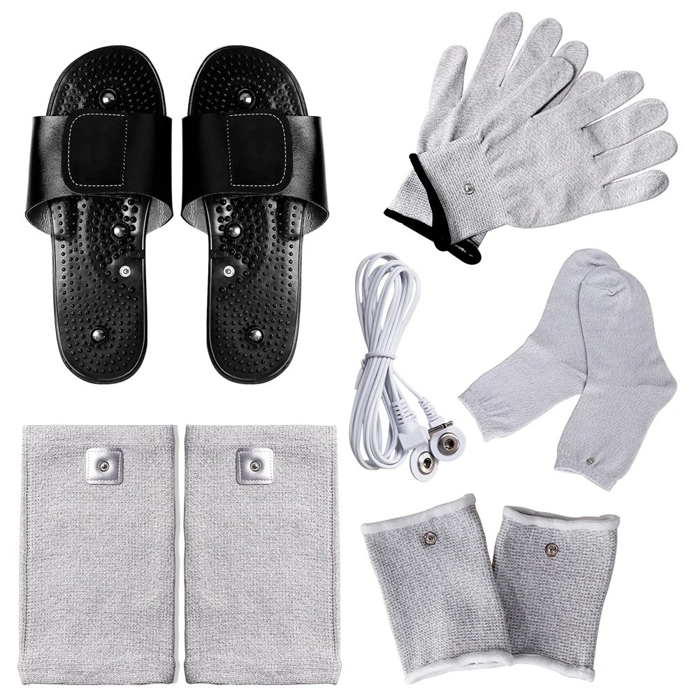 Tens Electrodes Gloves Socks Wrist Knee Pads Conductive Silver Fiber EMS Electrode Physiotherapy Accessories Slippers Wires
Tens Electrodes Gloves Socks Wrist Knee Pads Conductive Silver Fiber EMS Electrode Physiotherapy Accessories Slippers Wires