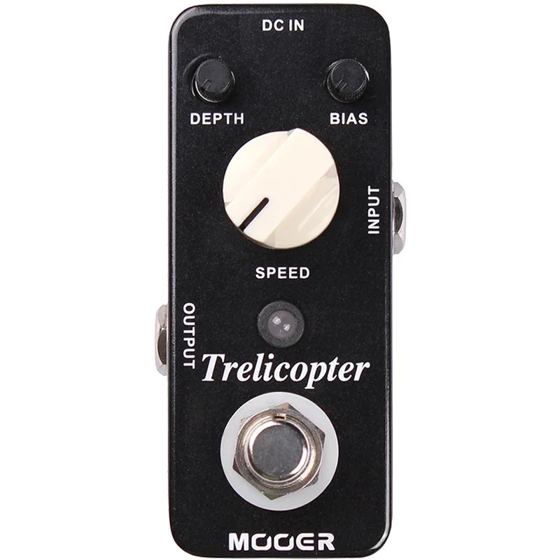 MOOER Trelicopter Guitar Effect Pedal Micro Optical Tremolo Classic Optical Effect Tremolo Synthesizer Pedal Guitarra Parts
MOOER Trelicopter Guitar Effect Pedal Micro Optical Tremolo Classic Optical Effect Tremolo Synthesizer Pedal Guitarra Parts