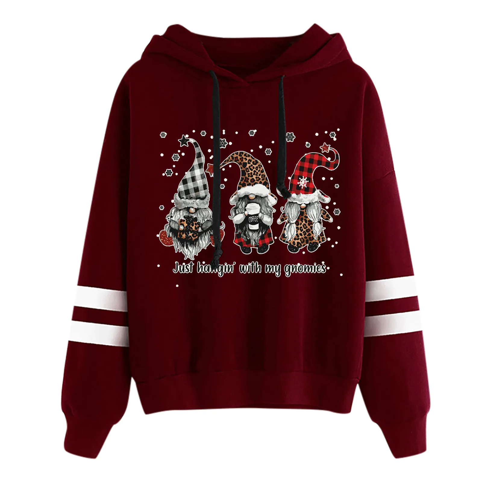 Merry Christmas Sweatshirt 2023 Women's Christmas Gnome Printed Long Sleeve Hooded Sweatshirt Top Santa Xmas New Year Clothing
Merry Christmas Sweatshirt 2023 Women's Christmas Gnome Printed Long Sleeve Hooded Sweatshirt Top Santa Xmas New Year Clothing