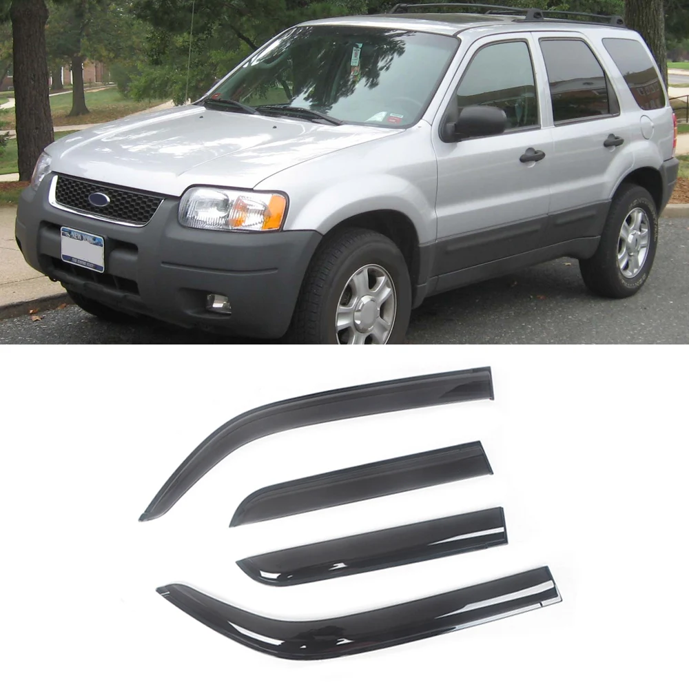 For Ford Escape 2001-2016 Kuga Side Window Wind Deflectors Visors Black Rain Guard Door Visor Vent Shades Dark Smoke Ventvisor
For Ford Escape 2001-2016 Kuga Side Window Wind Deflectors Visors Black Rain Guard Door Visor Vent Shades Dark Smoke Ventvisor