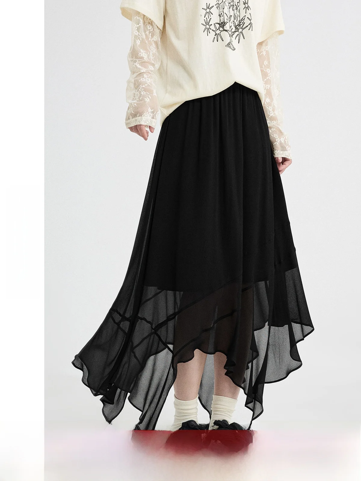 Black Asymmetrical High Waist Half-length Skirt Women's Spring 2026 New Style Slimming Versatile A-line Skirt
Black Asymmetrical High Waist Half-length Skirt Women's Spring 2026 New Style Slimming Versatile A-line Skirt