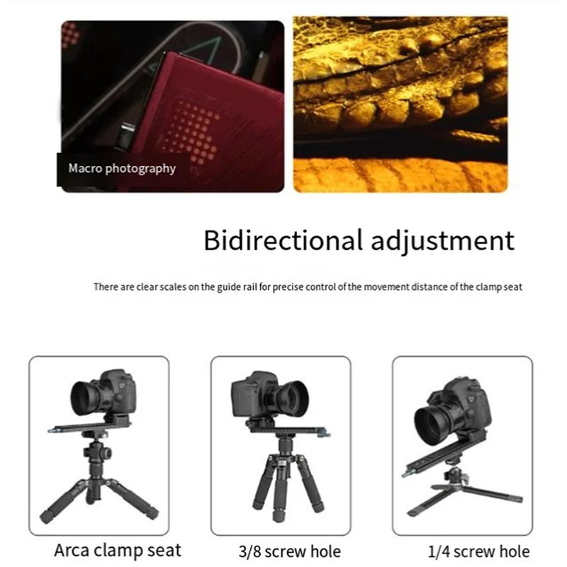 ABVO-XILETU LCB-20M DSLR Camera Macro Rail With 1Mm Precision Adjustment For Tripod Ballheads
ABVO-XILETU LCB-20M DSLR Camera Macro Rail With 1Mm Precision Adjustment For Tripod Ballheads