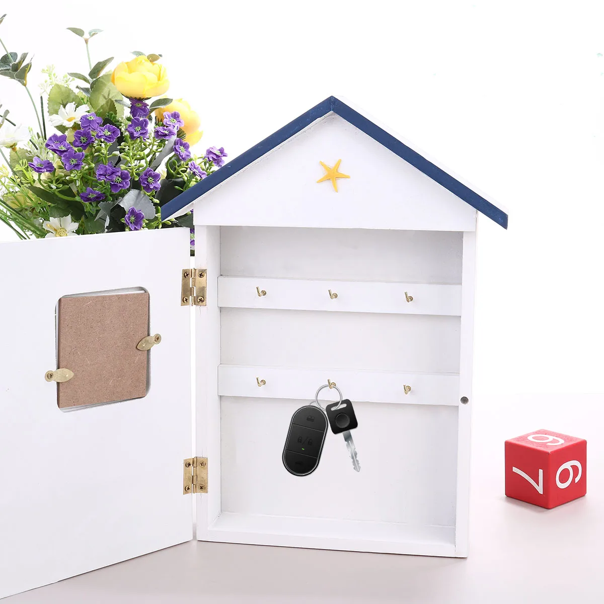 Mediterranean Wooden Box Wall Mount Key Organizer Holder Mini House Keys Holder For Wall Storage Decor
Mediterranean Wooden Box Wall Mount Key Organizer Holder Mini House Keys Holder For Wall Storage Decor
