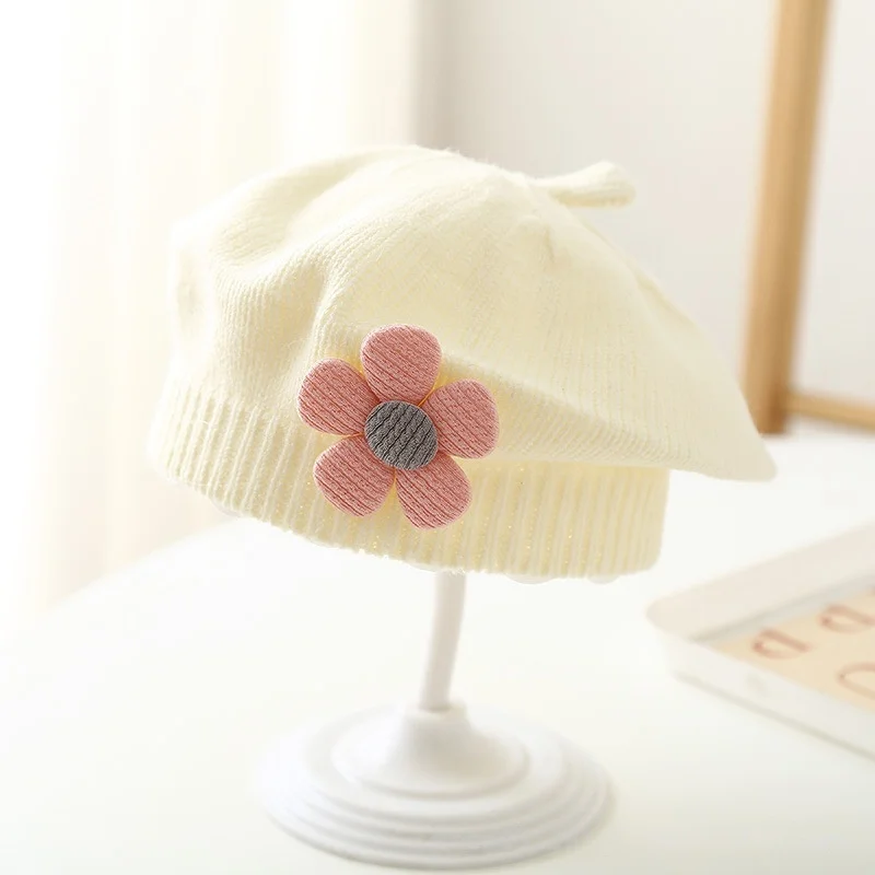 New Autumn Baby Beret Hat Cute Floral Print Warm Knitted Solid Color Beanie Cap Soft Warm Winter Hat for Infant Girls Toddler Kids Outdoor Daily Wear Headwear
New Autumn Baby Beret Hat Cute Floral Print Warm Knitted Solid Color Beanie Cap Soft Warm Winter Hat for Infant Girls Toddler Kids Outdoor Daily Wear Headwear