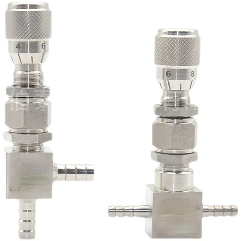 4 6 8 10 12mm Hose Barb 304 Stainless Steel Needle Valve Flow Mirco Regulating Metering Water Gas Fuel Oil High Pressure
4 6 8 10 12mm Hose Barb 304 Stainless Steel Needle Valve Flow Mirco Regulating Metering Water Gas Fuel Oil High Pressure
