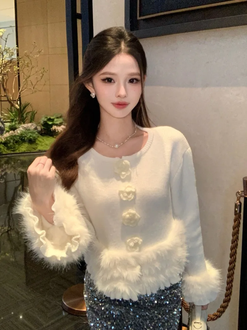Slimming Plaid Knit Sweater Women's Autumn Winter Design Unique Exquisite Open Cardigan Sweater Thi Long Sve round Ne
Slimming Plaid Knit Sweater Women's Autumn Winter Design Unique Exquisite Open Cardigan Sweater Thi Long Sve round Ne