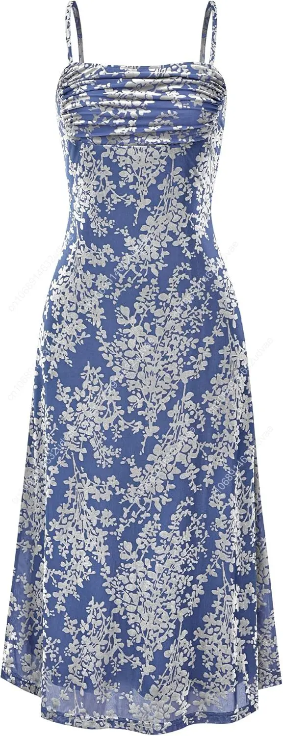 BTFBM Women's Summer Dress Sleeveless Spaghetti Strap Midi Dress Sexy Cowl Neck Floral Cocktail Dress Party Dresses
BTFBM Women's Summer Dress Sleeveless Spaghetti Strap Midi Dress Sexy Cowl Neck Floral Cocktail Dress Party Dresses