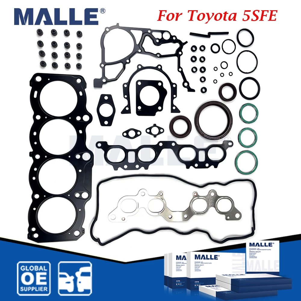 5SFE Engine Overhaul Full Gasket Set For Toyota Celica Camry 2.2L SXV10 5S Auto Car Accessories 04111-74303 04111-74641 Repair
5SFE Engine Overhaul Full Gasket Set For Toyota Celica Camry 2.2L SXV10 5S Auto Car Accessories 04111-74303 04111-74641 Repair
