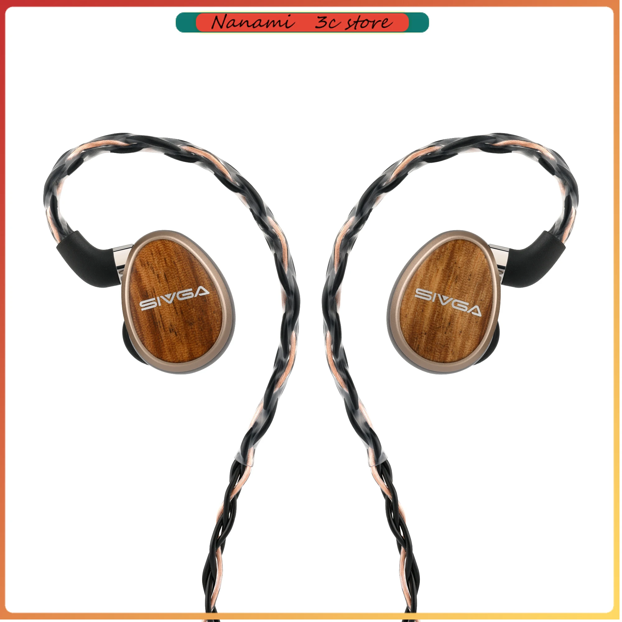 Наушники SIVGA Nightingale PRO, проводные, с чехлом из зебрано, 0.78мм, 2-контактный разъем 4.4, внутриканальные, плоские динамики, HIFI, для игр и музыки
Наушники SIVGA Nightingale PRO, проводные, с чехлом из зебрано, 0.78мм, 2-контактный разъем 4.4, внутриканальные, плоские динамики, HIFI, для игр и музыки