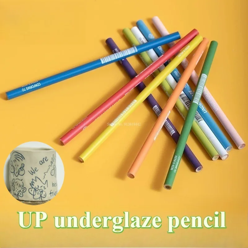 999-1305 ℃ Pottery Art Underglazed Colored Pencil 6-color Set Handmade DIY Painting Graffiti Coloring Ceramic Oil-based Pencil
999-1305 ℃ Pottery Art Underglazed Colored Pencil 6-color Set Handmade DIY Painting Graffiti Coloring Ceramic Oil-based Pencil