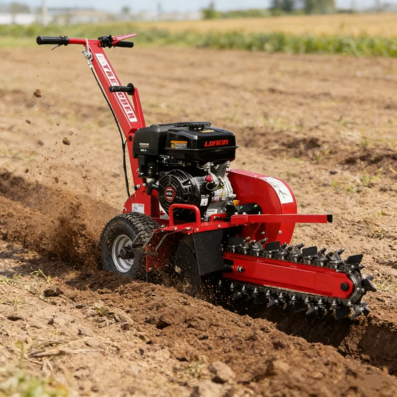 Машина для рисования каналов 7/15 л.с. Макс. глубина 600 мм TUV CE Портативный ходовой мини-цепной траншейник, применяемый в полевых операций
Машина для рисования каналов 7/15 л.с. Макс. глубина 600 мм TUV CE Портативный ходовой мини-цепной траншейник, применяемый в полевых операций