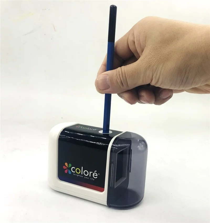 Electric Pencil Sharpeners Automatic Spiral Blade Mechanical Pencil Sharpeners Stationary School Art Supplies 
Electric Pencil Sharpeners Automatic Spiral Blade Mechanical Pencil Sharpeners Stationary School Art Supplies