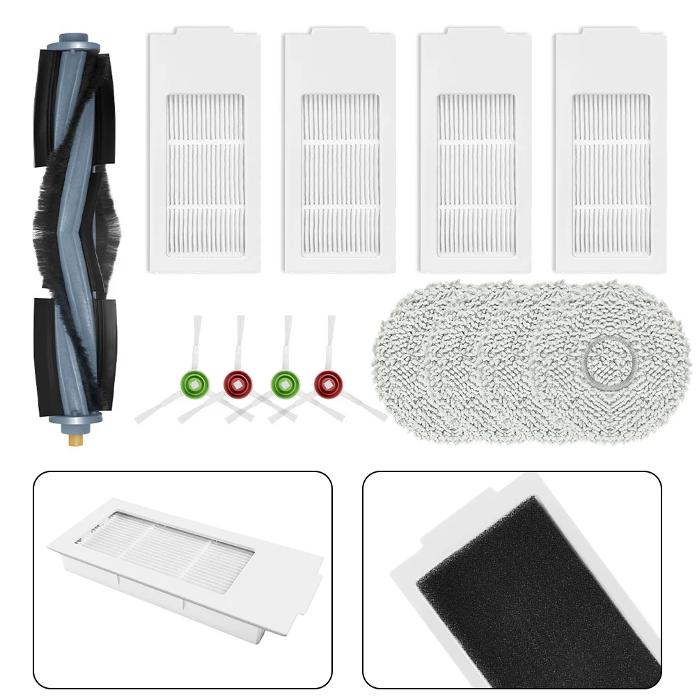 For Yeedi Floor 3-Station Robotic Vacuum Cleaner 13pcs Accessory Set Roller Brush, Main Brush, Side Brushes, Filters, Mop
For Yeedi Floor 3-Station Robotic Vacuum Cleaner 13pcs Accessory Set Roller Brush, Main Brush, Side Brushes, Filters, Mop