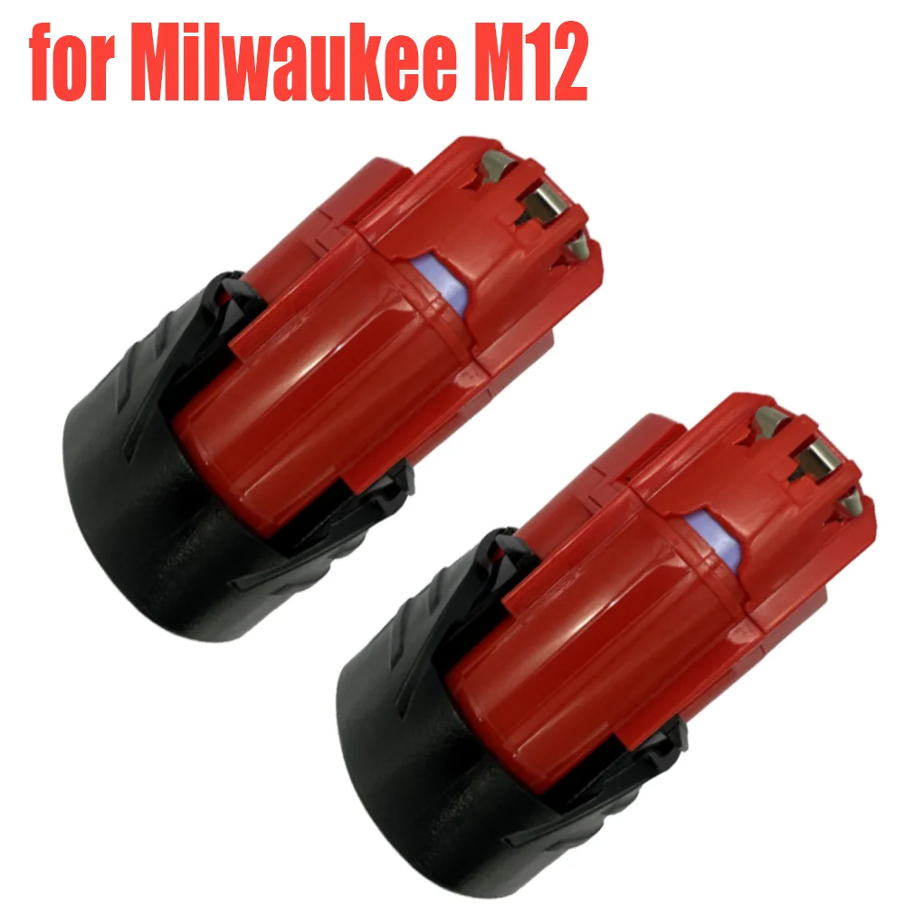 Suitable for Milwaukee 12V rechargeable battery, compatible with Milwaukee M12 XC 48-11-2410 48-11-2420 48-11-2411 cordless tool
Suitable for Milwaukee 12V rechargeable battery, compatible with Milwaukee M12 XC 48-11-2410 48-11-2420 48-11-2411 cordless tool