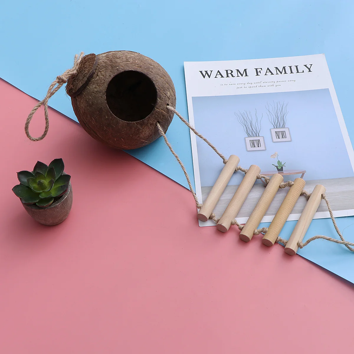 Coconut Shell Nest Birdhouse Parrot Toys Eco Friendly Durable Cage Supplies Resting Chewing Play Outdoor Budgie
Coconut Shell Nest Birdhouse Parrot Toys Eco Friendly Durable Cage Supplies Resting Chewing Play Outdoor Budgie