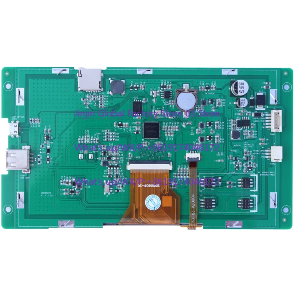 7 inch touch screen configuration serial port bare screen HMI man-machine interface plc industrial display Download cable
7 inch touch screen configuration serial port bare screen HMI man-machine interface plc industrial display Download cable