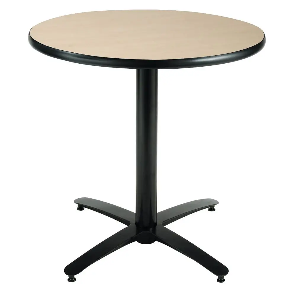 Round Pedestal Table with Arched X Base, Commercial Grade, 30Inch, Natural Laminate, Made in the USA
Round Pedestal Table with Arched X Base, Commercial Grade, 30Inch, Natural Laminate, Made in the USA