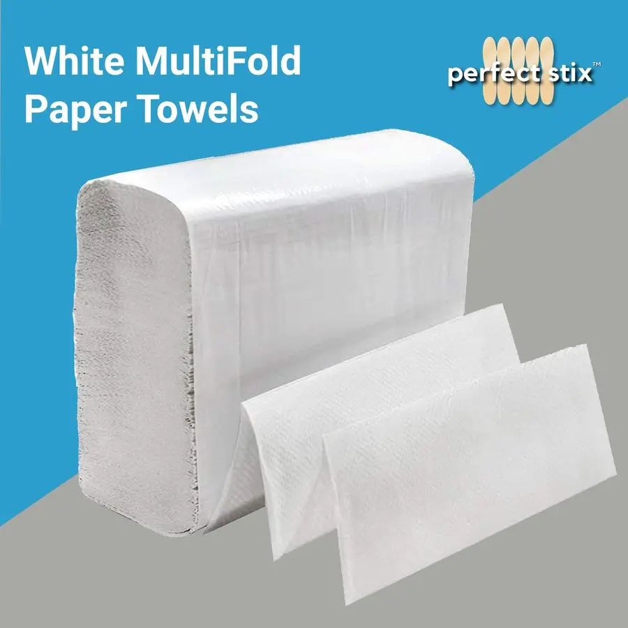 White MultiFold Paper Towels. Case Pack of 4000 Count
White MultiFold Paper Towels. Case Pack of 4000 Count
