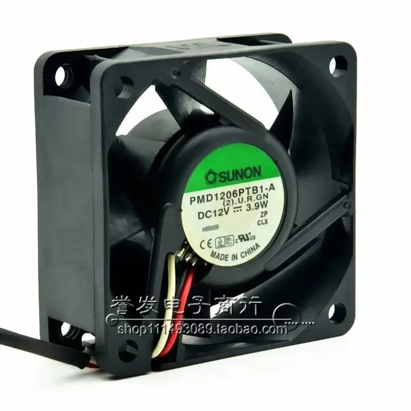 New PMD1206PTB1-A 12V 3.9W 60*60*25MM 6CM Double ball chassis Cooling fan
New PMD1206PTB1-A 12V 3.9W 60*60*25MM 6CM Double ball chassis Cooling fan