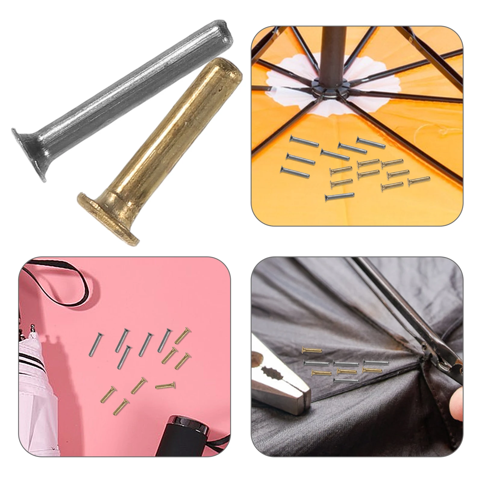 Umbrella Frame Rivets Outdoor Replacement Parts Lightweight Accessory Kit for Umbrellas Supply Matching Pins Assembly
Umbrella Frame Rivets Outdoor Replacement Parts Lightweight Accessory Kit for Umbrellas Supply Matching Pins Assembly